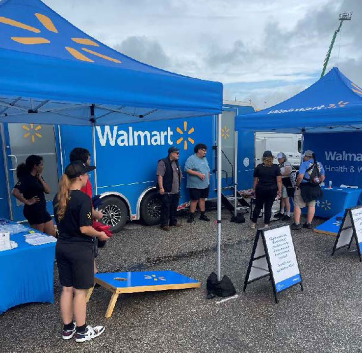 Wall mart activation by Wellspring